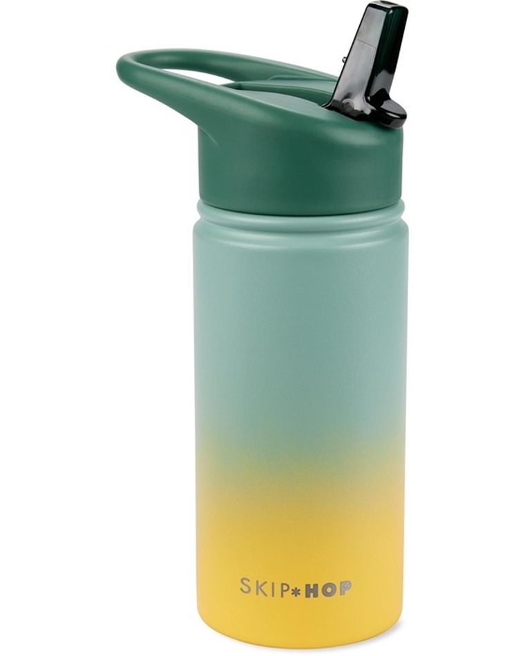 Skip Hop, Wander, butelka termiczna z ustnikiem, ombre green, 450 ml