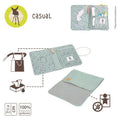 Lassig, Casual Label, etui-organizer na akcesoria do przewijania, Floral mint
