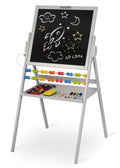 Ricokids, tablica magnetyczna, drewniana, 101x57x55 cm, szara