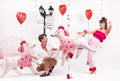 PartyDeco, balon foliowy Pudel, 119x108 cm, mix, 1 szt.