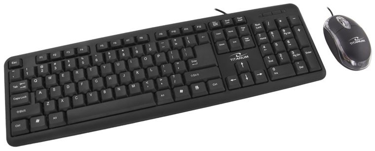 Esperanza, zestaw klawiatura i mysz TITANUM USB SALEM TK106