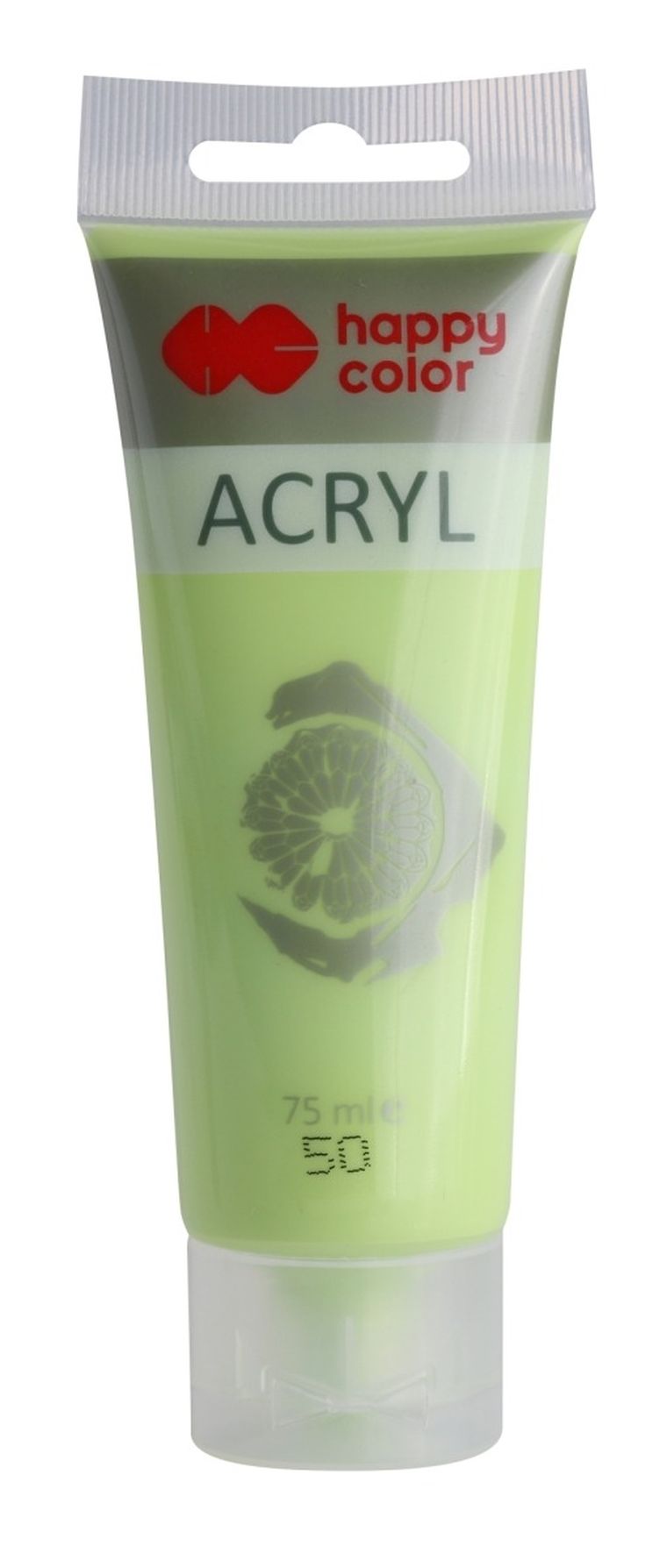 Happy Color, farba akrylowa, limonka, 75 ml