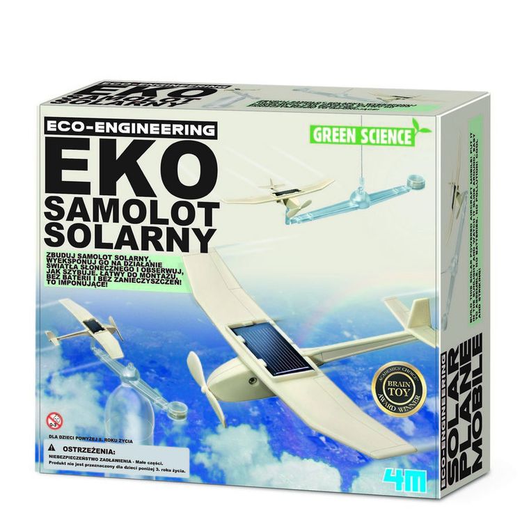 4M, Eko samolot solarny, zestaw naukowy