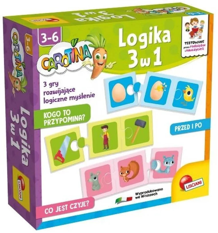 Carotina, Logika 3w1, gry logiczne