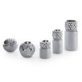 Eurofirany, wazon dekoracyjny, Solen, 12x12x30 cm, srebrny