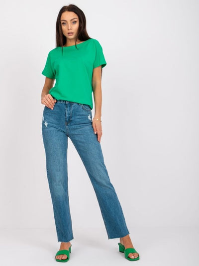 Spodnie jeansowe damskie, denim, Rue Paris