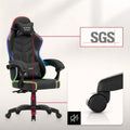 Huzaro, Force 2.7 RGB Black, fotel gamingowy, welurowy
