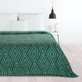 Eurofirany, koc d91 geo 02, zielony, 150x200 cm