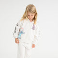 Cool Club, Spodnie dresowe dziewczęce, białe, Lilo i Stitch