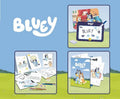 Lisciani, Bluey, Art Desk, Kreatywny Stolik, zestaw z grami, kolorowankami i akcesoriami