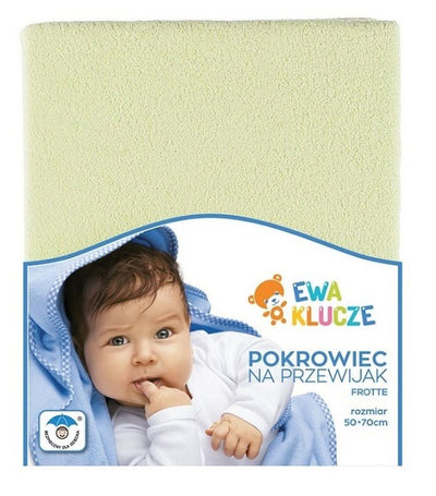 Ewa Klucze Eevi, pokrowiec na przewijak, frotte, zielony, 70x50 cm