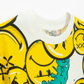 Cool Club, T-shirt chłopięcy, biały, SmileyWorld