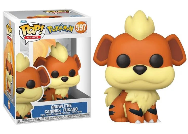 Funko Pop! Games:  Pokemon, Growlithe, figurka kolekcjonerska