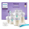 Philips Avent, zestaw startowy, Responsywne Butelki Natural, 4 szt. + szczotka do czyszczenia butelek + smoczek do butelki Ultra Air