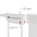 Kinderkraft, Safe Snap, bramka ochronna, biała