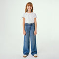 Regulowane spodnie jeansowe wide leg Cool Club