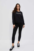 Bluza damska, czarna, Moodo