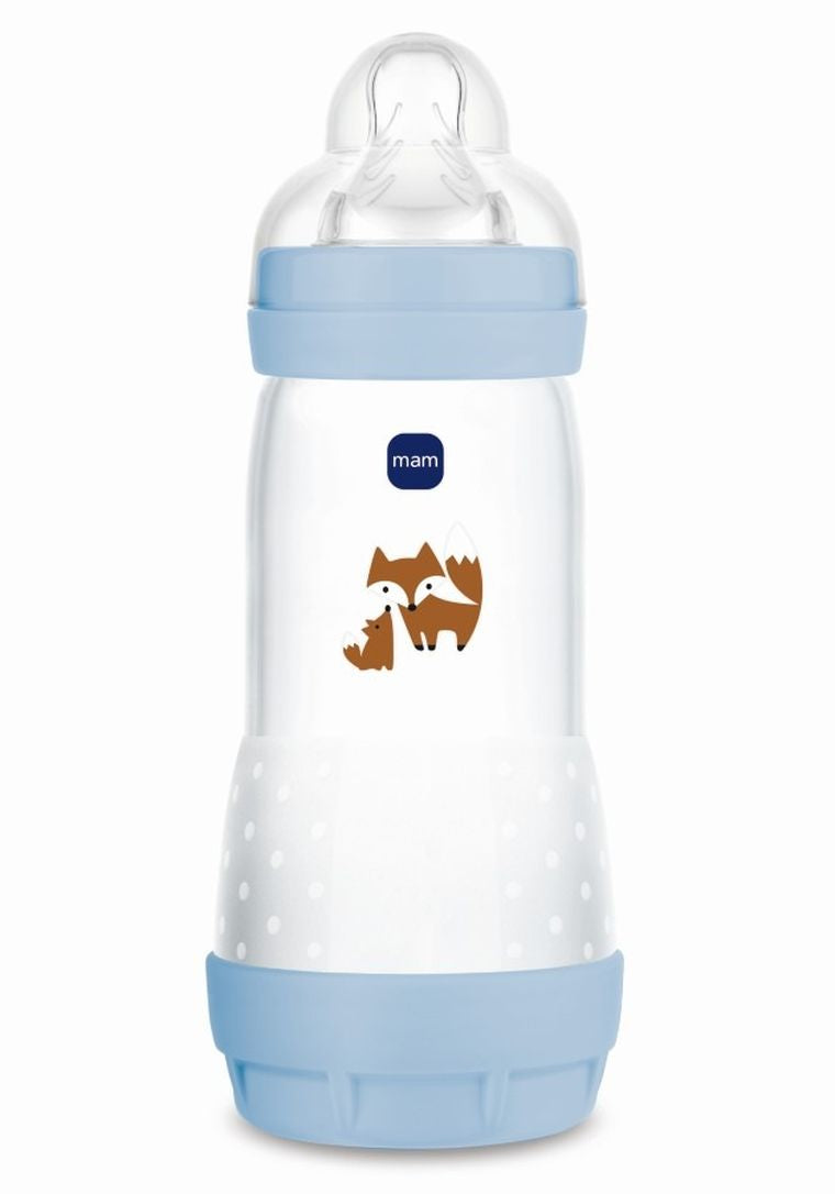 MAM, Perfect Start, butelka antykolkowa, niebieska, 260 ml