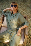 Koszula damska, khaki, Moodo