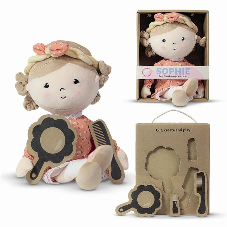 Petite&Mars, Sophie, lalka szmaciana, 35 cm