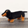 Lean Toys, Jamnik, maskotka, czarny, 25 cm