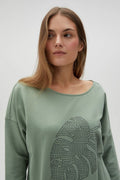 Bluza damska, khaki, Moodo