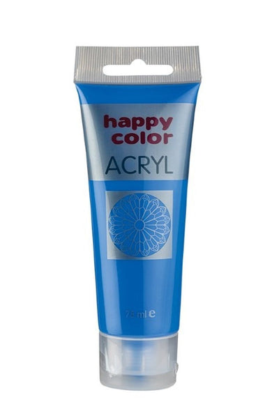 Happy Color, farba akrylowa, kobaltowa, 75 ml