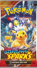 Pokemon TCG:  Scarlet & Violet, Surging Sparks, Booster, gra karciana, dodatek, 1 szt.