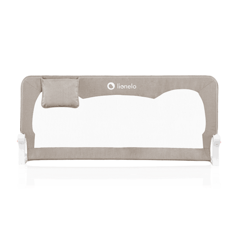 Lionelo, Hanna, barierka zabezpieczająca na łóżko, 66 cm, Beige Melange
