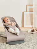 BabyBjörn, Bliss Woven, leżaczek, piaskowo-szary