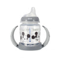 Nuk, First, Myszka Miki, butelka z uchwytem, smoczek lateksowy, 6m+, popiel, 150 ml