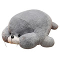 Lean Toys, foka, maskotka, szara, 29 cm