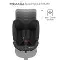 Kinderkraft, I-Fix, fotelik samochodowy, 61-150 cm, black