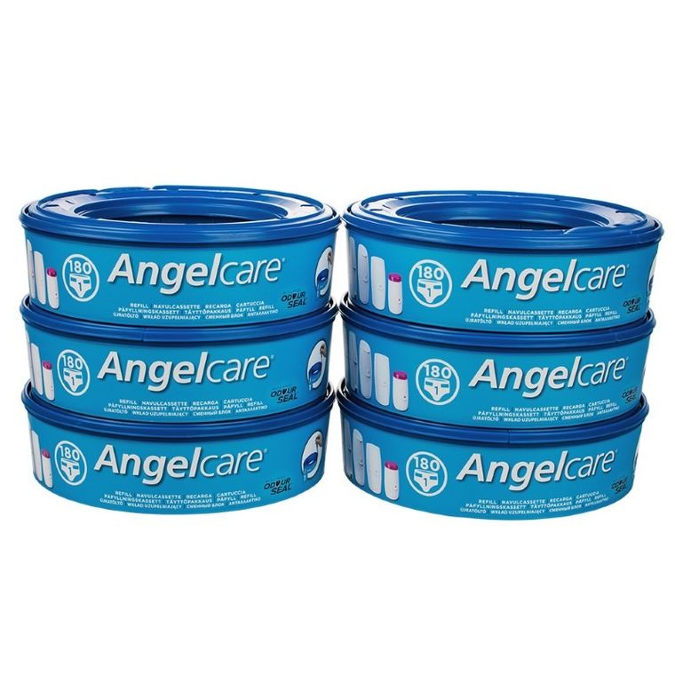Angelcare, wkłady do pojemnika na pieluchy, 6 szt.
