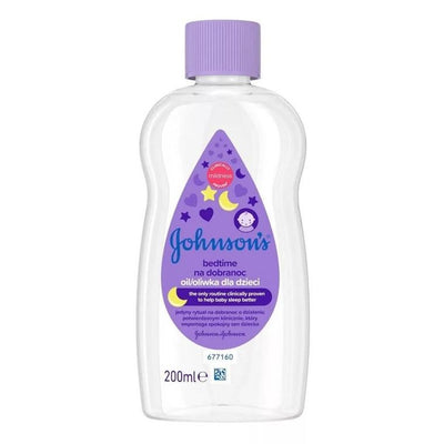 Johnson & Johnson, Johnson's Bedtime Baby, oliwka na dobranoc, 200 ml