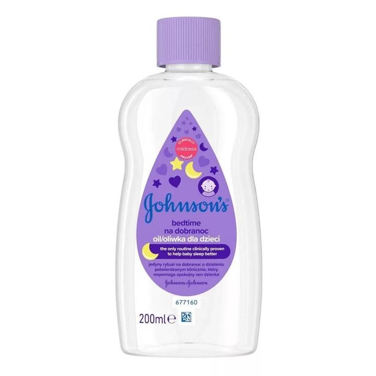 Johnson & Johnson, Johnson's Bedtime Baby, oliwka na dobranoc, 200 ml