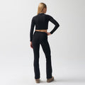 Dopasowana koszulka treningowa crop top NOWEAR