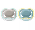 Philips Avent, Ultra Air, smoczek, beige/down, 18+, 2 szt.
