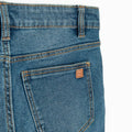 Regulowane spodnie jeansowe flare z przetarciami Cool Club
