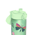 Ion8, Motylki, bidon z ustnikiem, zielony, 500 ml