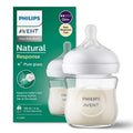 Philips Avent, Responsywne Butelki Natural, szklana butelka, 120 ml