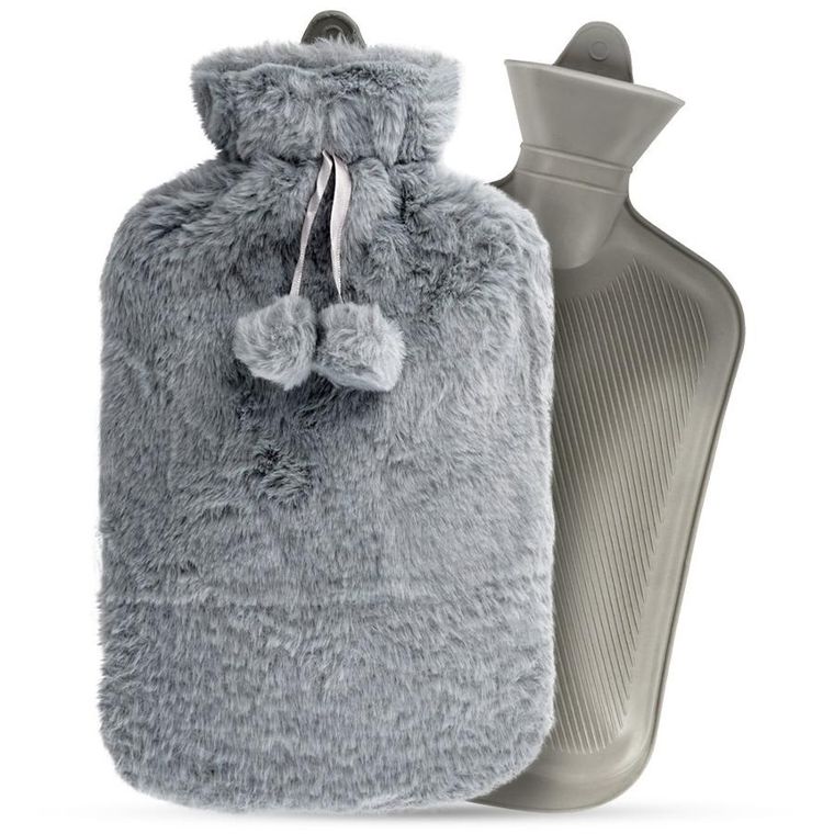 Vilde, termofor z pokrowcem szary, 2 l