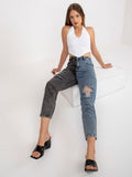 Spodnie jeansowe damskie, mix, Rue Paris