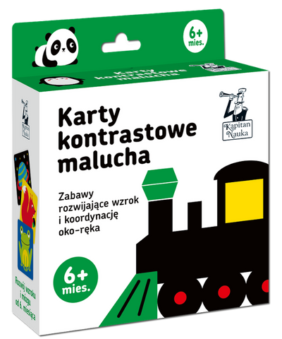 Kapitan Nauka. Karty kontrastowe malucha 6m+