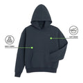 Granatowa bluza z kapturem oversize NOWEAR