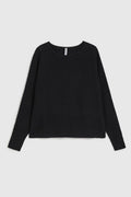 Sweter damski, czarny, Moodo