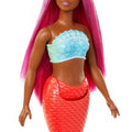Barbie, lalka syrenka, koralowy ogon
