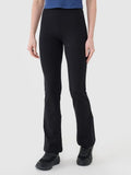 Legginsy damskie, flare, czarne, 4F