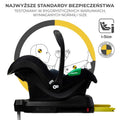 Kinderkraft, Mink Pro, fotelik samochodowy + baza Mink FX, Black, 40-75 cm