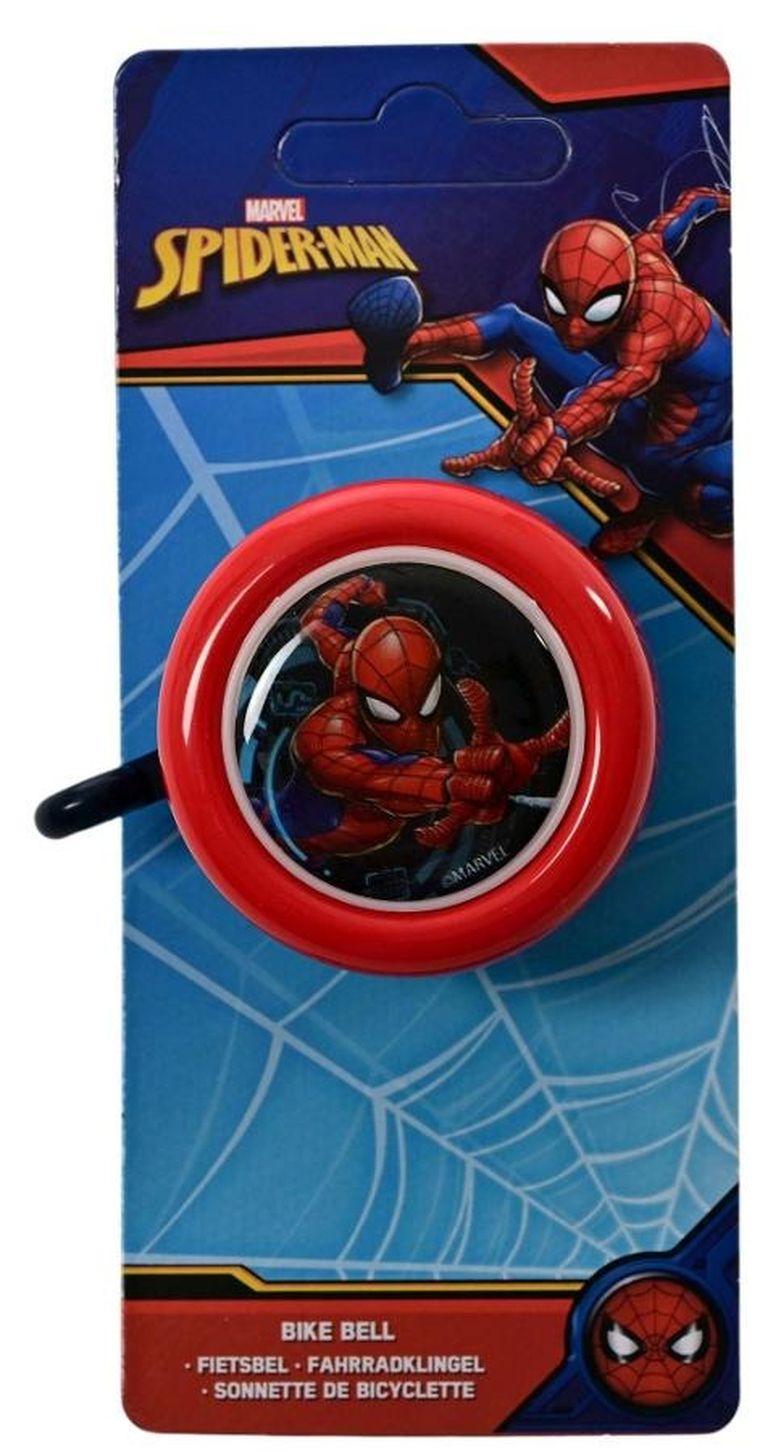 Volare, Spider-Man, dzwonek do roweru, czerwony